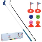 Golf Mini Putter for Kids (Black&White + Green&Blue)
