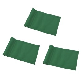 3 Pieces Golf Flag with Tube Inserted Putting Green Golf Flag Numbered Golf Flag 420D Nylon Mini Flags for Yard Indoor Outdoor Backyard Garden Portable Golf Flag, 8 x 6 Inch(Green)