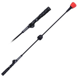 PGM Golf Swing Trainer Aid -2.0 Golf Swing Training Aid Golf Practice Warm-Up Stick for Strength Flexibility and Tempo Training -Suit for Practice Chipping Hitting Golf Accessories