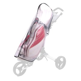 RCIDOS Transparent Golf Bag Golf Cart Rain Bag Waterproof Golf Rain Cover Golf Outdoors Trolley Covers Zippered Cover for Golf Bag Golf Bag Protection Cover for Men Women