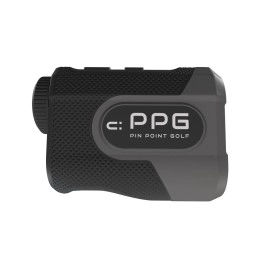 PIN Point Golf Laser Rangefinder - Pinpoint Accuracy, Slope Mode, Magnet Technology, Crystal Clear Optics, User-Friendly Design, Durable Build & Rechargeable Battery (Black)