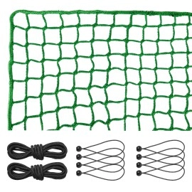 Parslue Golf Practice Net,10X10ft Heavy Duty Nylon Golf Hitting Net,Golf Net Outdoor Indoor with Wire Hanging Kit,Green Golf Nets for Backyard Driving,Golf,Baseball, Hockey, Soccer