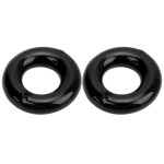 NestNiche Golf Swing Weight Ring, Golf Club Swing Trainer Rings, Golf Club Warm Up Swing Donut Weight Ring for Golf Practice, Training, 2 Pcs(Black)