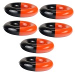 Sosoport 6 Pcs Head Weight Stick Weight Ring Weighted Donut Club Swing Trainer Equipment Accessories Practice Training Aid Swings for Kids Club Swing Donut Steel Block Child Sports Supplies