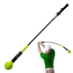 Golf Swing Trainer Golf Alignment Stick Golf Trainer Enhances Strength & Swing Path Durable Golf Swing Training Aid Golf Grip Trainer from Fiberglass,TPU Great as an Indoor Golf Training Aid
