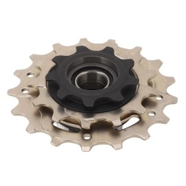 Shipenophy Bike Flywheel Parts, Aluminium Alloy Stable Connection Bike Flywheel Replacement with Hub for Bikes