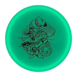 Lone Star Disc Glow Texas Ranger Straight Disc Golf Midrange Artist Stamp 170g+ Durable & Smooth Premium Plastic Versatile Straight Midrange for All Skill Levels Colors May Vary