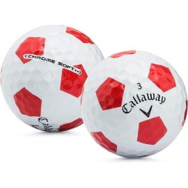 Callaway Chrome Soft Used Golf Balls - 100% Recycled Golf Balls -AAA Good Condition - Ready to Play - Ideal for Play, Practice & Course Training (12 Pack - 1 Dozen)