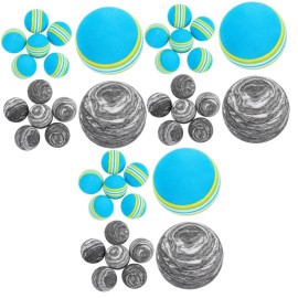 Kisangel 60 Pcs Golf Practice Ball Compact Training Golf Training Balls Golf Balls for Golfer Gift Sport Foam Balls Sport Accessories Outdoor Practicing Ball Golf Swing Daily Use Eva Child