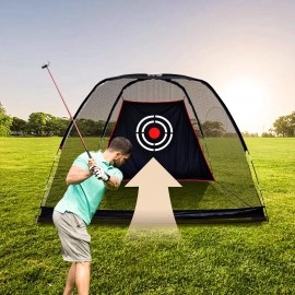 FLITURE Golf Driving Net, Golf Training Net with Target, Golf Practice Net for Outdoor,10x6x6.5FT Heavy Duty Golf Net, Golf Hitting Nets for Backyard, Golf Nets Improve Your Swing Accuracy