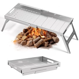 Marudina Campfire Grill Stainless Steel, 24.8