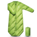 AZITREK T40 Toddler Sleeping Bags Boys Girls Ages 2-4 Puffy Kids Sleeping Bag Camping Outdoor up to 46 in Lightweight Compact Comfort for Indoor Sleepover Machine Washable (Garnish Green)