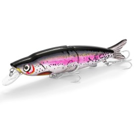 Fishing Lures Swimbait Bass Lures: Bionic Fishing Lure Highly Realistic Top Water Lures Fishing Lures Bass for Saltwater and Freshwater Swim Bait