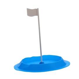 BESPORTBLE 3pcs Practice Hole Putting Hole Golf Course Flags Indoor Putting Mats Putting Cup Backyard Training Golf Cart Flags Trainer Flag Hole Cup Putt Cup Practice Cup Silica Gel Non-Slip