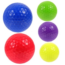 BESPORTBLE 5pcs Golf Ball Training Club Exercise Accessory Golfing Accessories Wear-Resistant Training Replaceable Catching Golf Kids Golfing Ball Synthetic Rubber Child Hit The Ball Sports