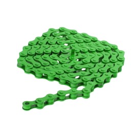 Single Speed Bike Chain Chain Single Speed Bicycle Chain 1/2' X 1/8' Fixed Gear Chain Bicycle Parts (Color : Green)