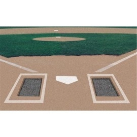 Rubber Batters Box Foundation - pair