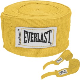 Everlast 4456G Unisex-Adult 180 Boxing Hand Wraps (Yellow)