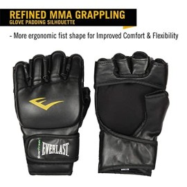 Everlast 7560Lxl Grappling Gloves (Black)