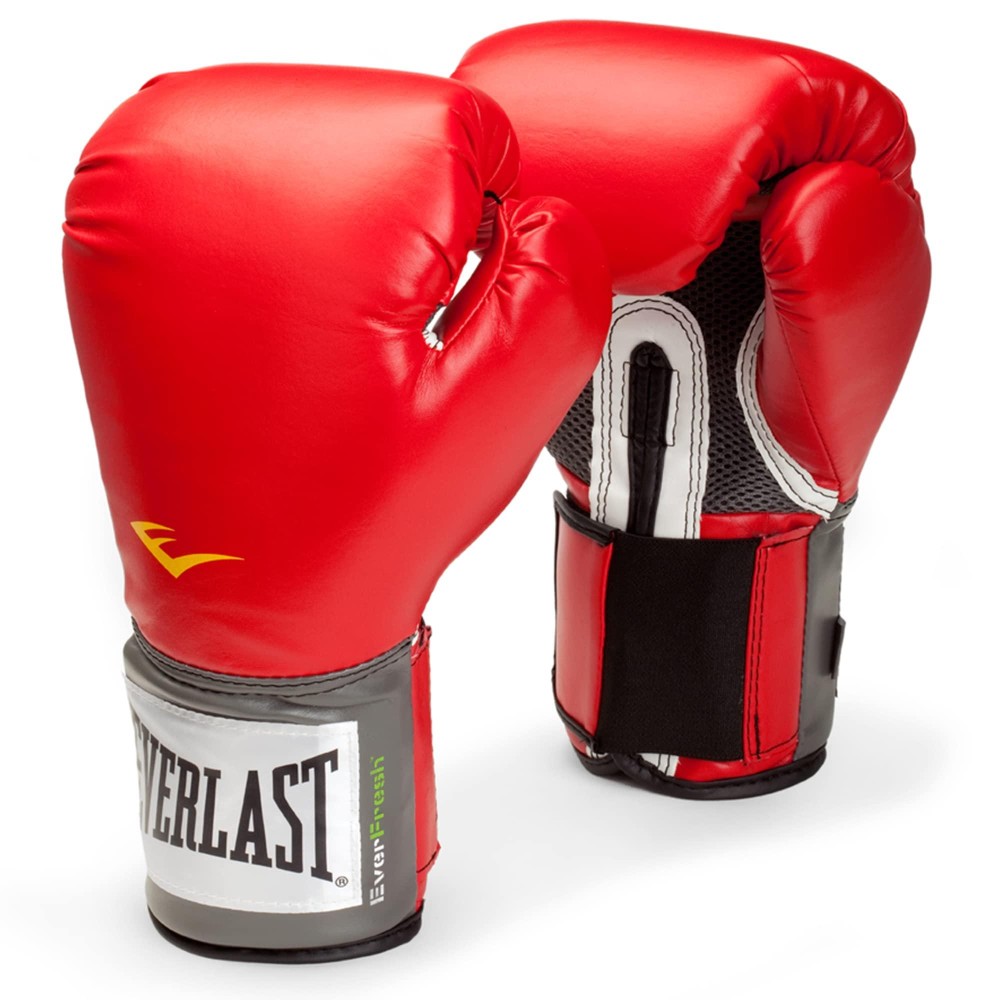 Everlast 1200007 Pro Style Training Gloves, 12Oz (Red)