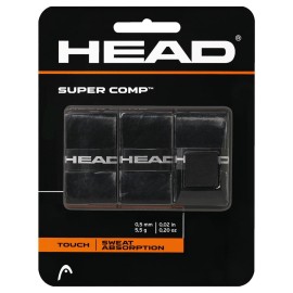 Head Super Comp Tennis Tennis Overgrip, Colour - Black