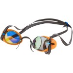 Tyr Rocket Socket 2.0 Mirrored Swimming Goggles For Adults, Color-Rainbow Black