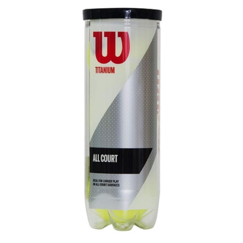 Wilson Titanium Ball (Pack Of 3, Yellow)