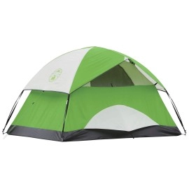 Coleman 2 Man Camping Tent With Fibreglass Poles, 600 Mm Water Column