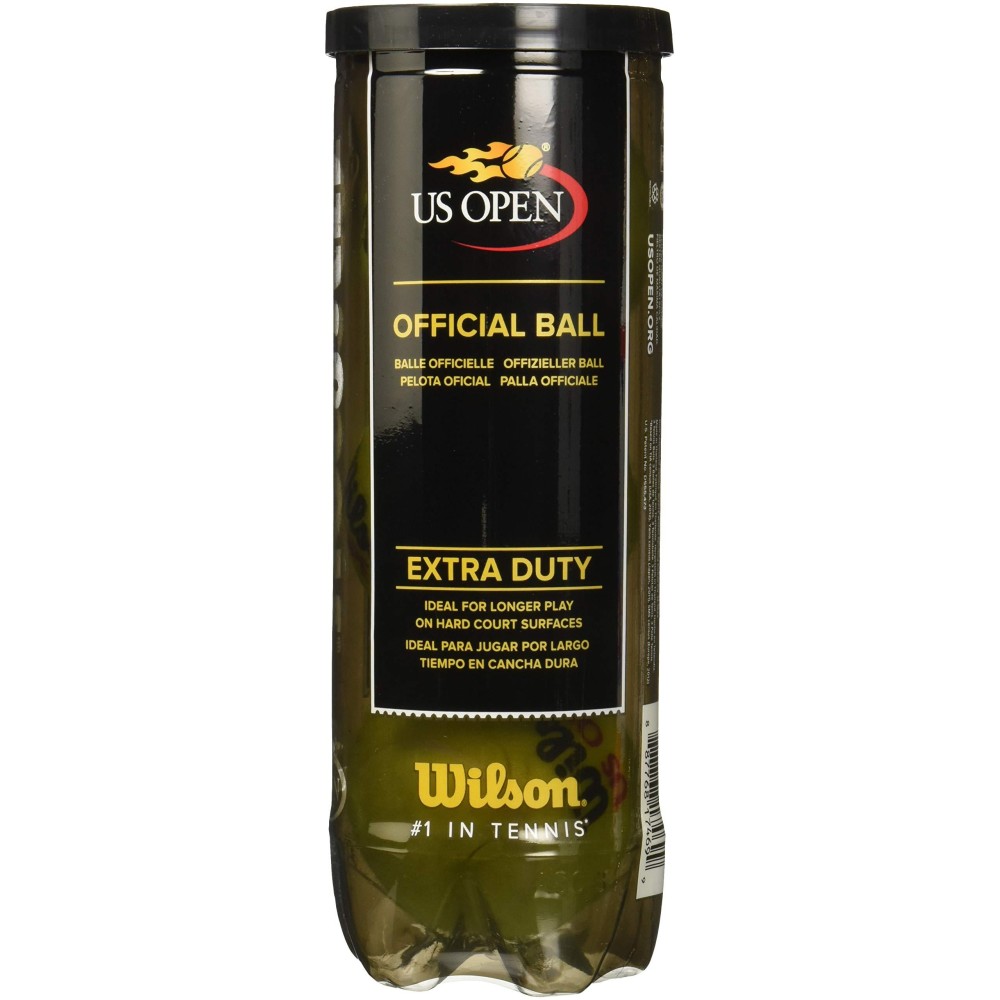 Wilson Us Open Xd Rubber Tennis Ball - 4 Can Pack, Multicolour