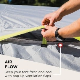 Coleman Polyester Darwin 3+ Camping Tent With Spacious Porch For Extra Storage, 5-10 Minutes Easy Setup | Full Waterproof Fly Sheet (Get Complimentary 2 Coleman Byot Camping Nightout Event Passes)