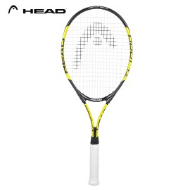 Head Titanium 1000 Aluminium Tennis Racquet, Colour - Black/Yellow (Strung)