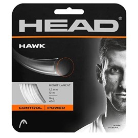 Head Hawk Tennis String, 17 L (White)