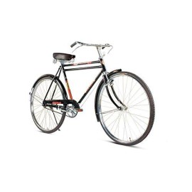 Hercules Mens Roadsters Road Bike Popular Dts Dtt Bicycle (Wheel :30, Frame :24 In, Black), Rigid, 22 Inches