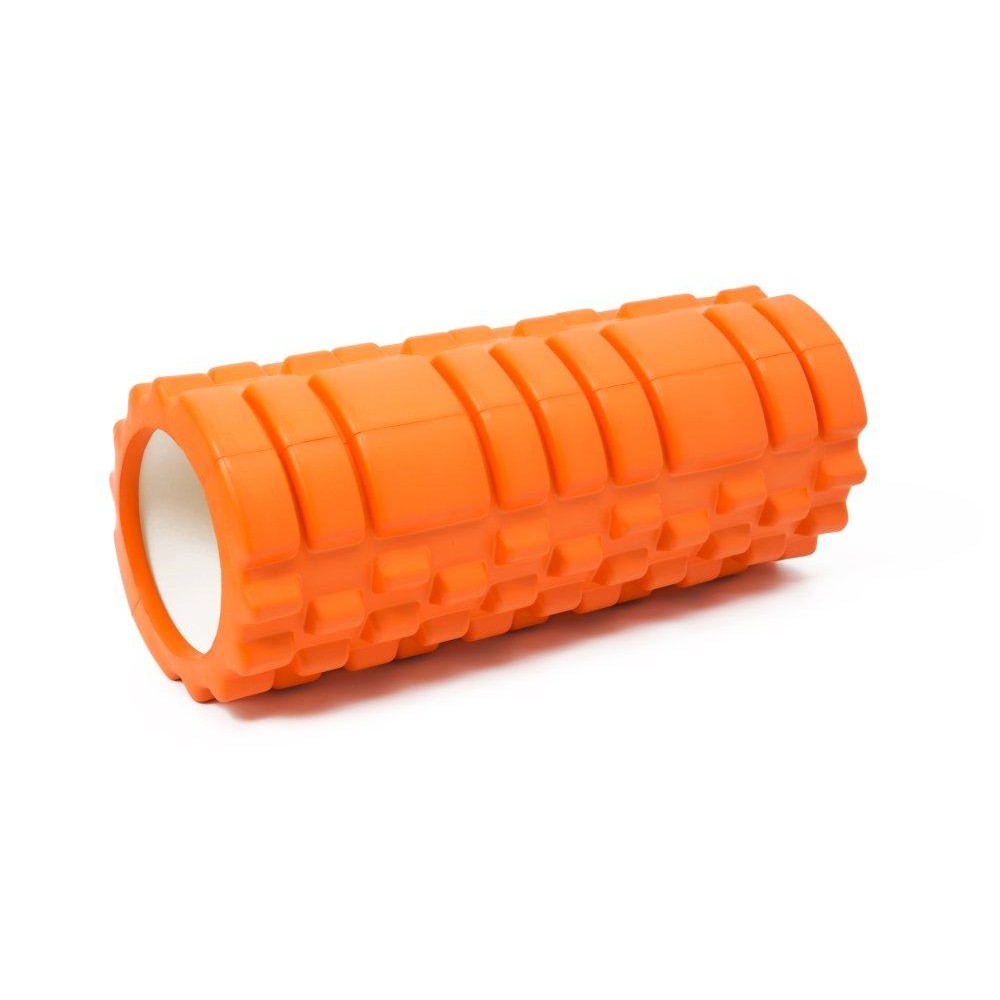 Iris Fitness Self Myofascial Release, Self Massage, Trigger Point Release, Mobility, Acupressure Back, Therapy Yoga Gym Physio Injury Foam Massage Roller, 33 X 13 Cm (Orange)