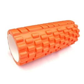 Iris Fitness Self Myofascial Release, Self Massage, Trigger Point Release, Mobility, Acupressure Back, Therapy Yoga Gym Physio Injury Foam Massage Roller, 33 X 13 Cm (Orange)