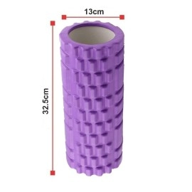 Iris Fitness Self Myofascial Release, Self Massage, Trigger Point Release, Mobility, Acupressure Back, Therapy Yoga Gym Physio Injury Foam Massage Roller, 33 X 13 Cm (Blue)