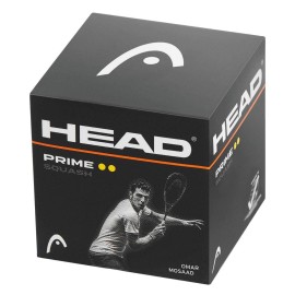 Head Prime Double Dot Squash Ball,Black