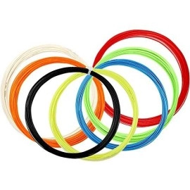 Victor Vbs-70 (0.70Mm X 10Mm) Durability Medium Feeling Badminton String Available In 7 Different Color (Pack Of 2) (Black)