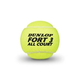 Dunlop Rubber Fort All Court Tennis Ball (Green) 1 Can | 3 Balls