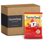 Thermahands Hand Warmers (50 Packs) (Size: 3.5 Inch X 4 Inch, Duration: 12+ Hours, Max Temp: 163 F) Air-Activated, Convenient, Safe, Natural, Odorless, Long Lasting Hand Warmer