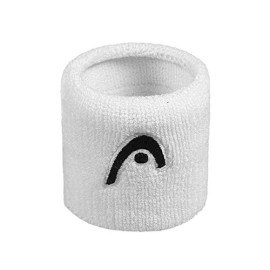 Head Cotton Wristband, 2.5 Inch, Colour - White, (Pack Of 2)