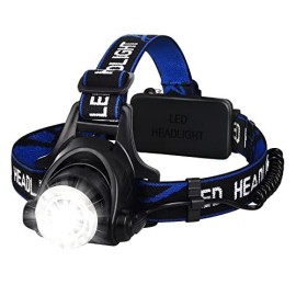 Wegics Headlamp,High Lumen Usb Rechargeable Led Headlamps,Zoomable Lightweight 3 Modes Head Lamp,Adjustable Ipx4 Waterproof Headlamp Flashlight For Adults,Hiking,Running,Camping (Battery Include)