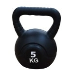 Pvc 5Kg Kettle Bells For Strength And Cardio Training (Black)