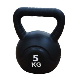 Pvc 5Kg Kettle Bells For Strength And Cardio Training (Black)