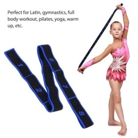 Iris 8 Loops Elastic Resistance Exercise Loop Band For Ballet Dance Yoga Pilates Gymnastics Pullup Assist Muscle Toning Stretching Physical Therapy And More, 90Cm*4Cm