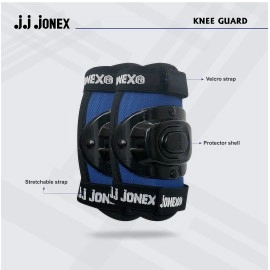 Jj Jonex Protective Set Skating And Cycling For Age 8 To 11 Years Skating Guard Combo (Medium, Blue Full) (Myc)