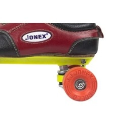 Jj Jonex Fix Body Quad Shoe Skates Rollo Rubber For Senior With Free Bag Size 10 (28 Cm) (Myc)