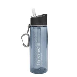 Lifestraw Go 2 Stage - Bpa Free Filter Water Bottle For Travel, Camping And Everyday Use - Remove Bacteria, Parasites And Microplastics, Improve Taste, Water Purifier Bottle With Filter Inside, 1 L