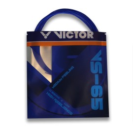 Victor Vs-65 Medium Feeling High Resilience Badminton String (0.65Mmx10M) Pack Of 2 (Blue)