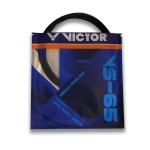 Victor Vs-65 Medium Feeling High Resilience Badminton String (0.65Mmx10M) Pack Of 2 (Black)